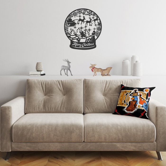 Aberto Design Cojín Multicolor 43 x 43 cm